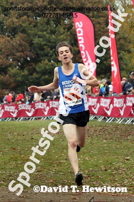 Men under-17s, National Cross Country Relays, Berry Park, Mansfield. Photo: David T. Hewitson/Sports for All Pics